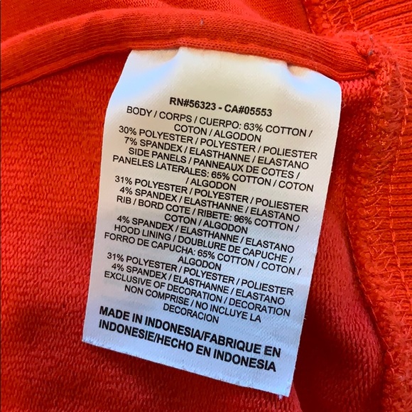 Nike running hooded zip up Dri-Fit S Red - Picture 8 of 8